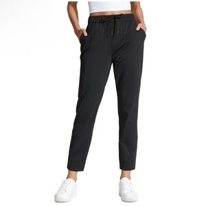 NWT CRZ YOGA 4-Way Stretch Ankle Pants 7/8 Dress Work Athletic Black Size S